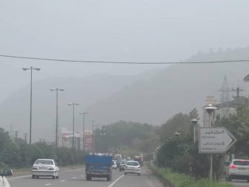 گرد و غبار در آسمان شرق گیلان!