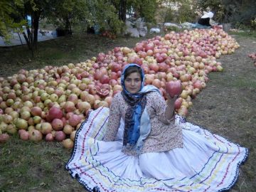 برگزاری جشنواره شکرانه برداشت انار در روستای انبوه رودبار!