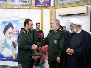 آئین تکریم و معارفه فرمانده سپاه قدس گیلان برگزار شد!