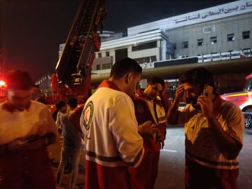 فوت شدن ۸ بیمار در حادثه آتش سوزی بیمارستان قائم رشت!