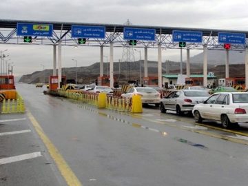 عوارض ۱۰ آزادراه کشور از جمله قزوین – رشت افزایش یافت