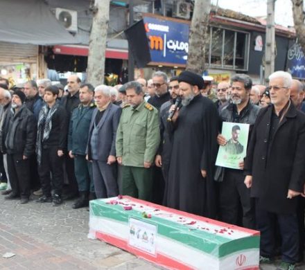 پیکر شهید «محمد تیماسبی» در لاهیجان تشییع شد
