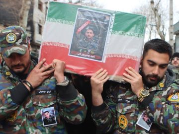 تشییع پیکر سرباز وطن “شهید مهدی پورتقی” در لاهیجان