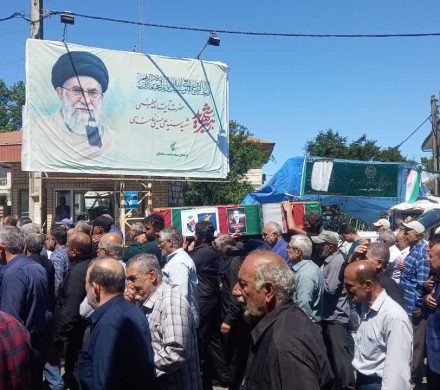شهید جنگ تحمیلی ۸ ساله در سیاهکل تشییع شد