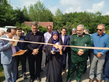 بهرهبرداری از چهار کیلومتر آسفالت راههای روستایی در سیاهکل